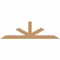 Ekena Millwork Saratoga Smooth Timber Gable Bracket, Western Red Cedar, 96"W x 28"H x 3 1/2"D x 5 1/2"F, 7/12 Pitch GBW096X28X0406SAR00SWR - alternate 1